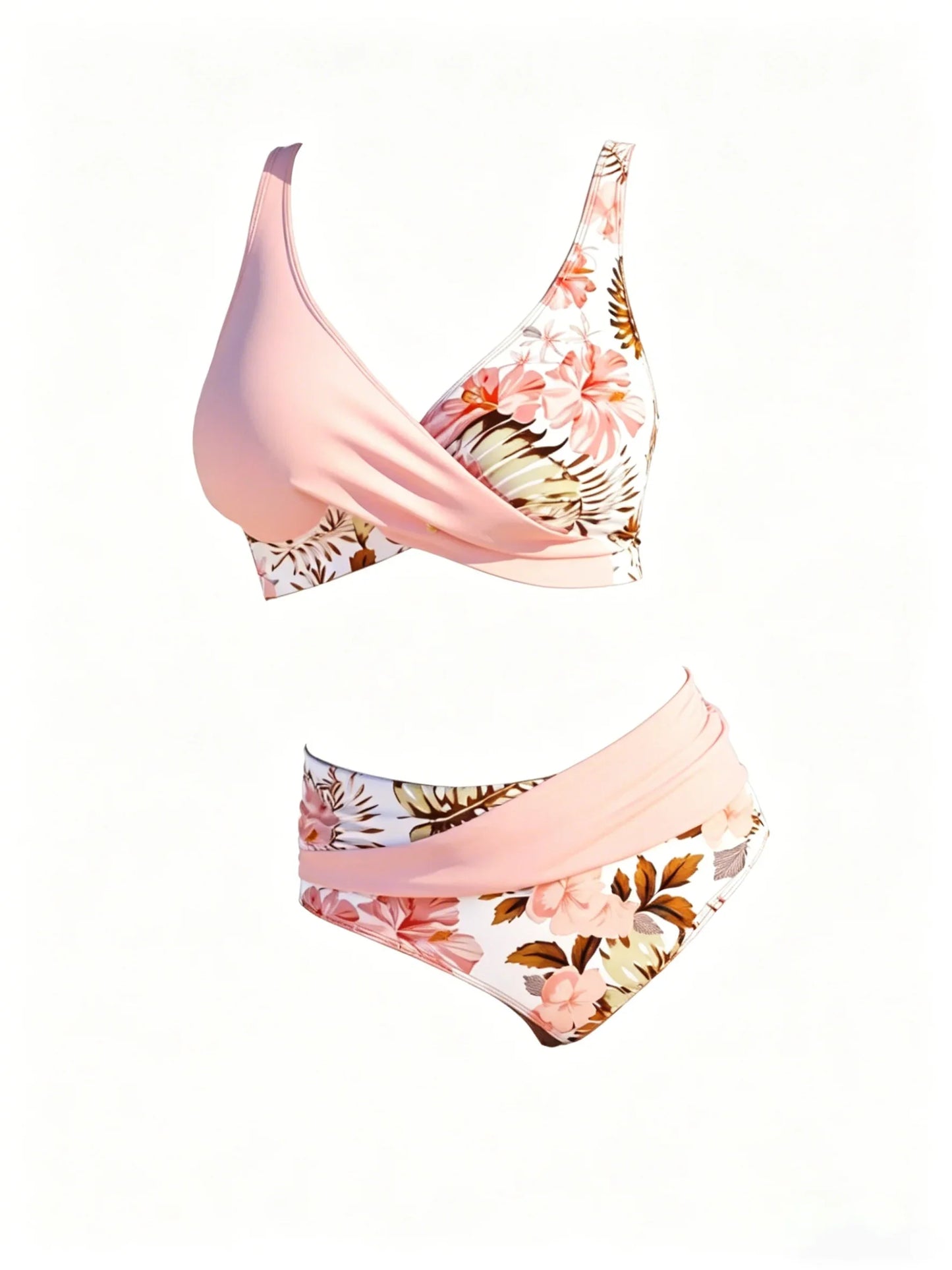 Costum de baie cu imprimeu floral