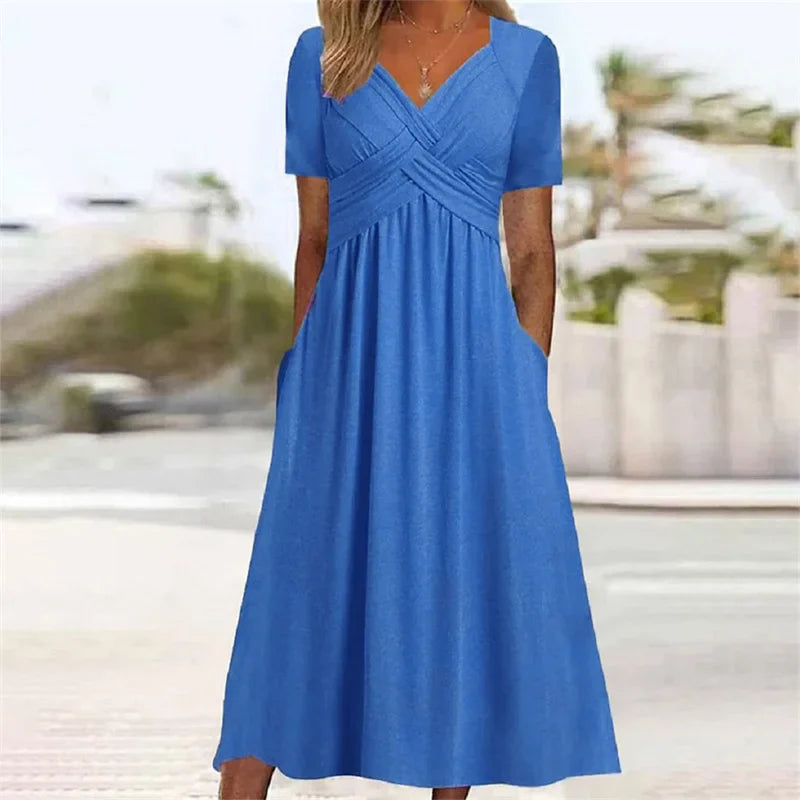 Rochie Comodă cu Buzunare
