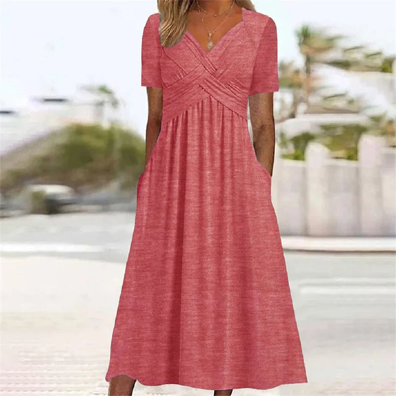 Rochie Comodă cu Buzunare
