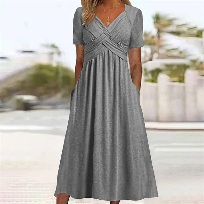 Rochie Comodă cu Buzunare