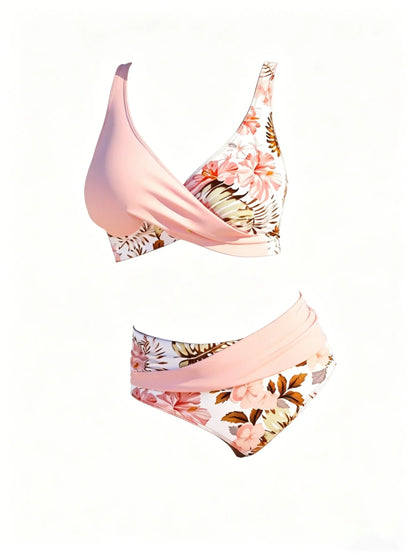 Costum de baie cu imprimeu floral